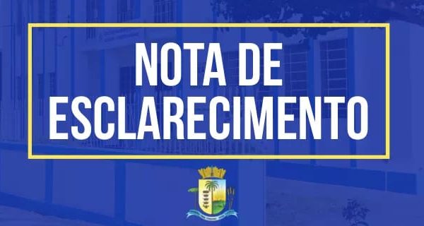 NOTA DE ESCLARECIMENTO: Sobre denúncia de gastos de R$ 2,5 mil em lanches na Prefeitura Municipal de Palmeira