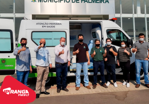 Deputado Emerson Bacil visita Palmeira e realiza entrega de ambulância primária