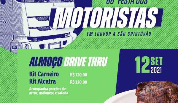 Festa dos motoristas tem novo kit de churrasco disponível