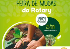 Rotary realizará Feira de Mudas para investimentos em projetos sociais em Palmeira