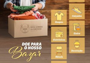 Paróquia Nª Srª da Conceição realizará bazar no dia 1º de outubro