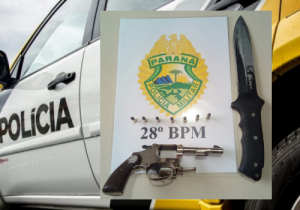 PM recebe denúncia de ameaça com arma de fogo e encaminha suspeito para Delegacia