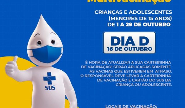 SMS promove Dia D da campanha de Multivacinação em Unidades de Saúde