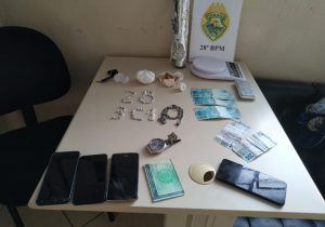 Polícia Militar de Palmeira localiza ponto de tráfico de drogas