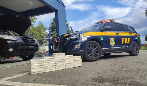 PRF apreende cocaína avaliada em R$ 7,6 milhões em Balsa Nova