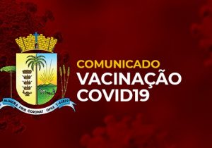 Prefeitura informa que quase 62 mil doses de vacina contra a Covid-19 foram aplicadas em Palmeira