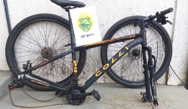 Polícia Militar de Palmeira recupera bicicleta furtada