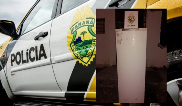 Suspeitos de furtar geladeira são encaminhados para Delegacia