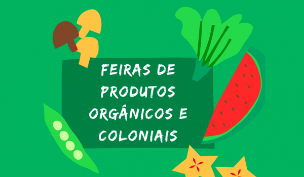 Palmeira oferece feiras de produtos orgânicos e coloniais