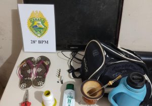 Polícia Militar aborda indivíduos e além de pedras de crack, localiza munições e produtos de origem duvidosa