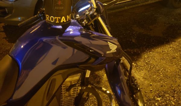 ROTAM recuperou em Palmeira motocicleta que havia sido furtada em São José dos Pinhais