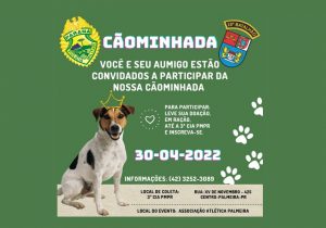 Polícia Militar de Palmeira promoverá evento para cães e tutores dia 30 de abril, saiba como participar
