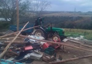 Temporal causa prejuízos para moradores de Palmeira