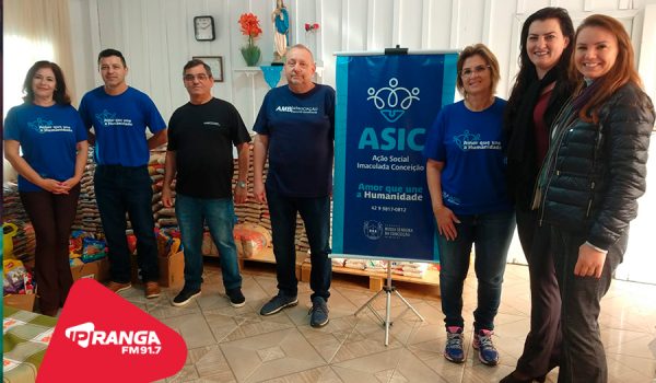 Campanha arrecadou cerca de 3 mil quilos de alimentos para ASIC e AMB