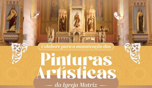 Paróquia lança campanha de manutenção do restauro da Igreja Matriz, saiba como colaborar