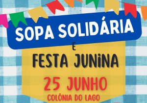 Sopa do Lago promovida pelo grupo de jovens irá destinar 100% do lucro para construção de casa de uma família