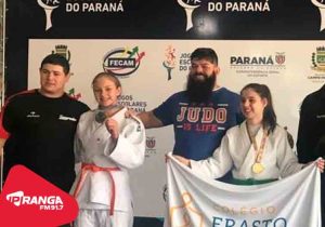 Atleta de Judô de Palmeira é vice-campeã nos Jogos Escolares do Paraná