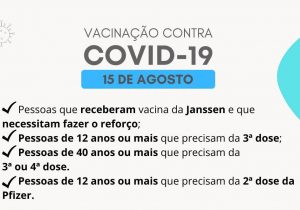 Vacina contra Covid-19 acontece na ESF Central nesta segunda-feira (15)