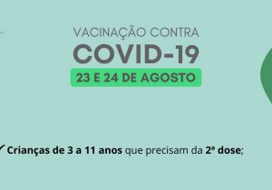 Crianças de 3 a 11 anos podem receber 2ª dose da vacina contra Covid-19 nesta semana