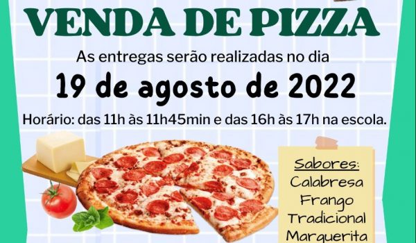 Escola Municipal Integrada promoverá venda de pizzas no dia 19 de agosto, saiba como adquirir