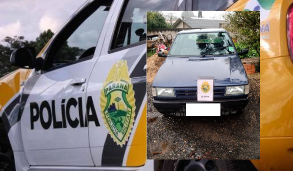 Polícia Militar recupera automóvel que havia sido furtado na Vila Rosa