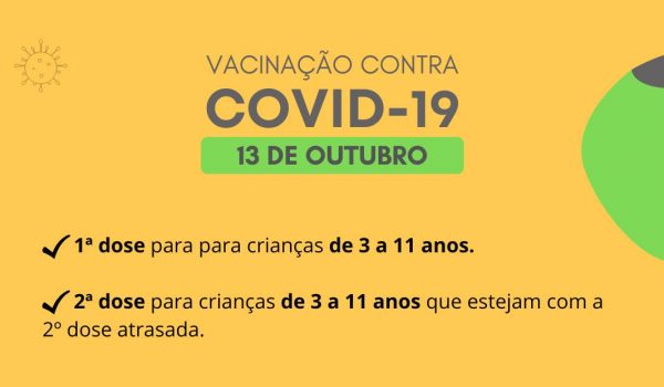 Vacinação contra Covid-19 acontece em Palmeira nesta quinta-feira (13)