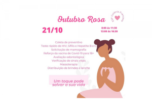 Unidade de Saúde da Colônia Francesa realiza ação do Outubro Rosa nesta sexta (21)