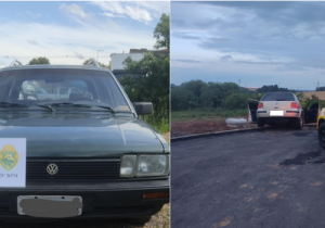 Dois veículos com alerta de furto foram recuperados pela Polícia Militar de Palmeira neste domingo (30)