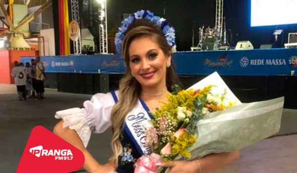 Palmeirense Mariléia Voichcoski foi eleita Miss Simpatia da 31ª Münchenfest neste fim de semana