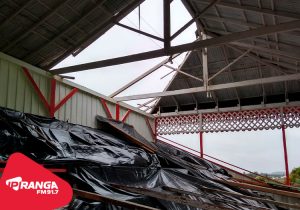 Arquibancada centenária do Ypiranga foi danificada com o temporal