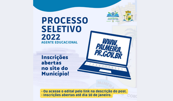 Inscrições para o PSS de Agente Educacional encerram nesta terça-feira (10)