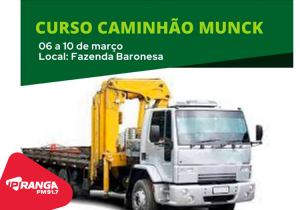 Sindicato Rural de Palmeira oferece curso de caminhão munck