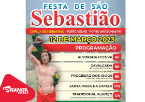 Comunidade Porto Velho celebra Festa de São Sebastião no domingo (12), em Porto Amazonas