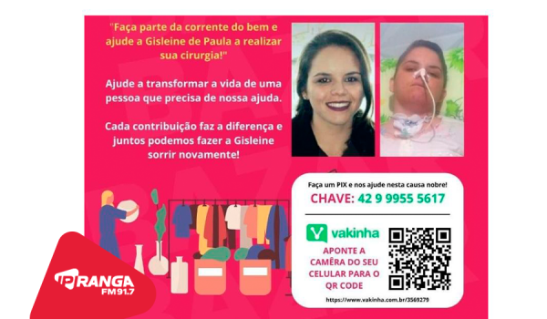 Família pede ajuda para realizar a cirurgia de Gisleine de Paula