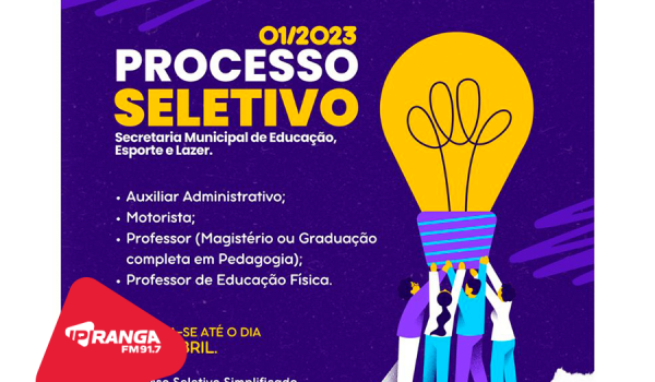 Prefeitura abre inscrições para Processo Seletivo Simplificado (PSS)