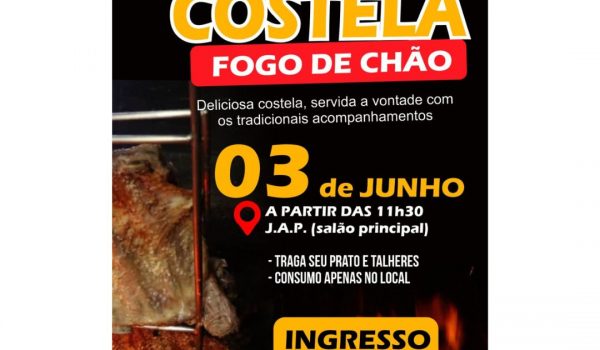 1ª Festa da Costela Fogo de Chão em Palmeira terá renda destinada ao Cead