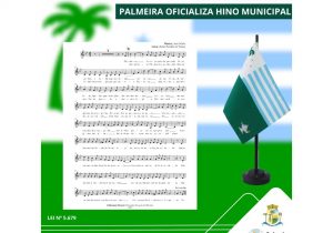 Prefeitura de Palmeira anuncia oficialização do Hino Municipal