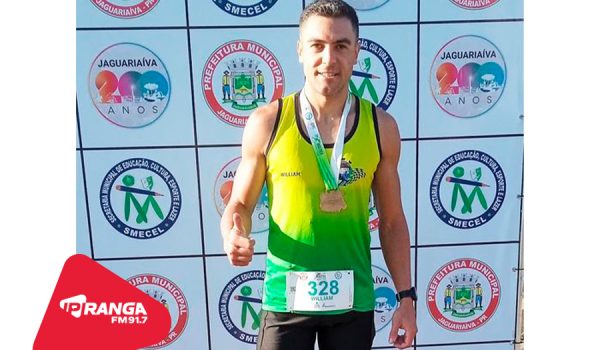 Atleta palmeirense fica em sexto em corrida de rua em Jaguariaíva