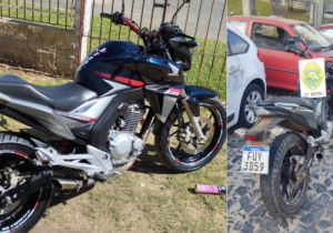Motocicleta furtada em Palmeira foi localizada em Ponta Grossa