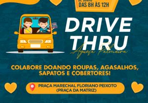 Campanha Aqueça Palmeira: Drive Thru e Carro do Bem acontecem no sábado (24)