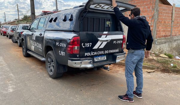 Polícia Civil de Palmeira realiza prisão em flagrante por tráfico de entorpecentes e receptação na quinta-feira (22)