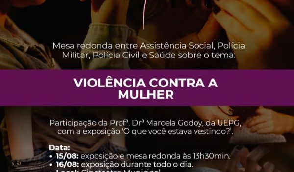 Debate e Exposição sobre Violência Contra a Mulher acontecem nesta semana