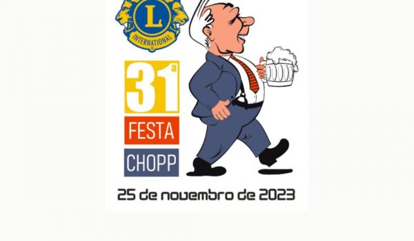 31ª Festa do Chopp do Lions Club de Palmeira será em 25 de novembro