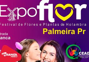 Palmeira receberá 'ExpoFlor: Festival de Flores e Plantas de Holambra' de 09 a 13 de agosto