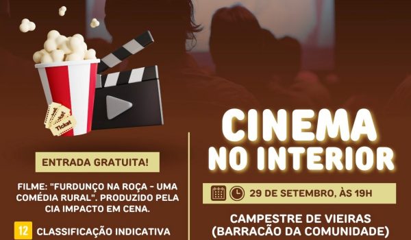 Campestre de Vieiras receberá exibição do filme 'Furdunço na Roça - Uma Comédia Rural'