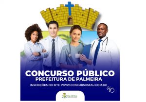 Inscrições abertas para o concurso público da Prefeitura de Palmeira