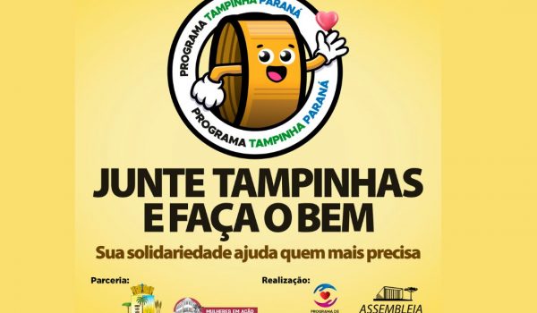 Doações para o 'Tampinha Paraná', podem ser feitas na Central de Atendimento ao Cidadão