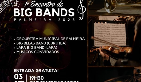 1º Encontro de Big Bands acontecerá neste domingo (03) em Palmeira