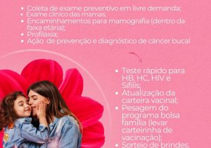 Unidades de Saúde do Rocio I e do Rocio II realizam ação do Outubro Rosa neste sábado (21)