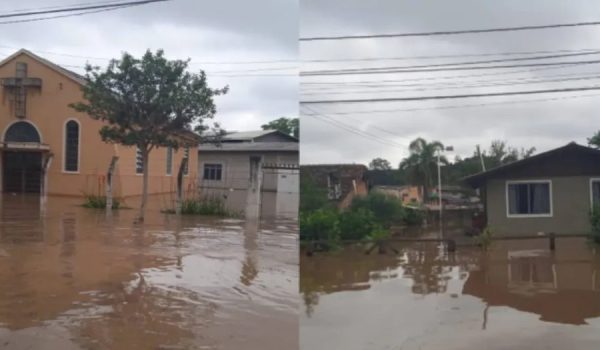 Departamento de Saúde orienta moradores de Porto Amazonas sobre entulhos decorrentes da enchente